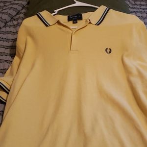 Fred Perry polo with with black and blue trim